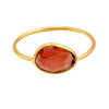 carnelian fine stacker ring