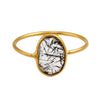 black rutile fine stacker ring