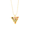 jali necklace with tourmelines
